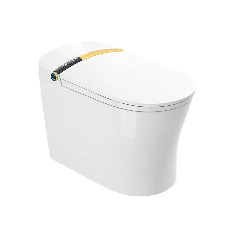 Hidden Tank Smart Toilet with No Water Pressure Limit Rotary KnobInstant Heating Wash Adjustable Sensor Distance — image 6