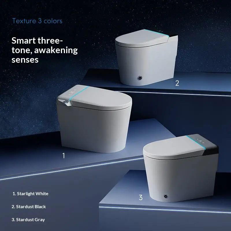 Compact Instant Heating Smart Toilet with Oxygen-Rich Washing Siphonic Jet Flush Intelligent Self-Cleaning Spray Rod — image 4