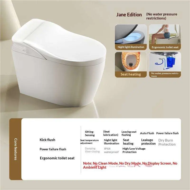 2026 New Light Intelligent Fully Automatic Wash-butt Integrated Household Electric Intelligent Smart Toilet for Hotel Apartments — image 6