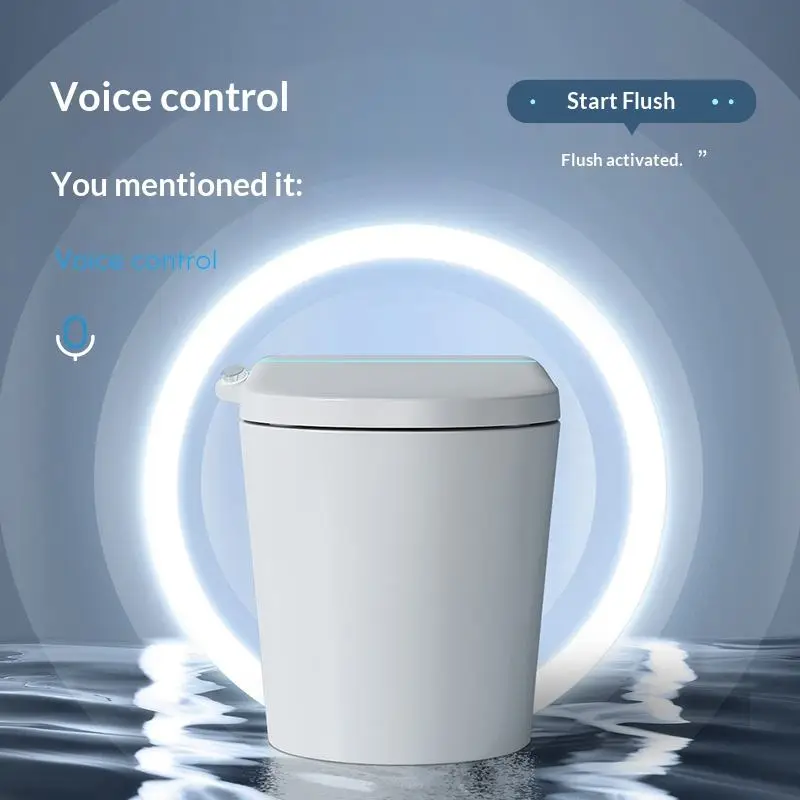 Compact Instant Heating Smart Toilet with Oxygen-Rich Washing Siphonic Jet Flush Intelligent Self-Cleaning Spray Rod — image 5
