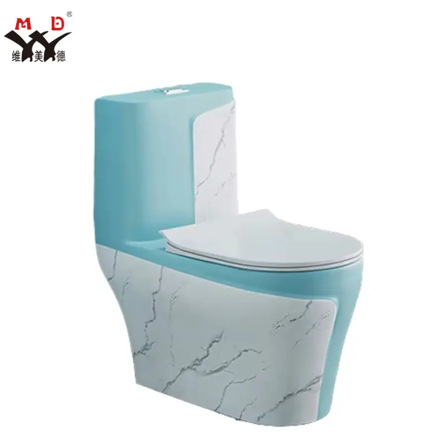 Customized Wholesale of Green Integrated S-shaped Steam Trap Siphonic Ceramic Toilets for Hotels, Hospitals and Schools — view 1