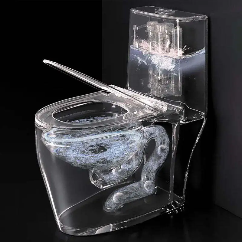 Customized Wholesale of Green Integrated S-shaped Steam Trap Siphonic Ceramic Toilets for Hotels, Hospitals and Schools — image 6