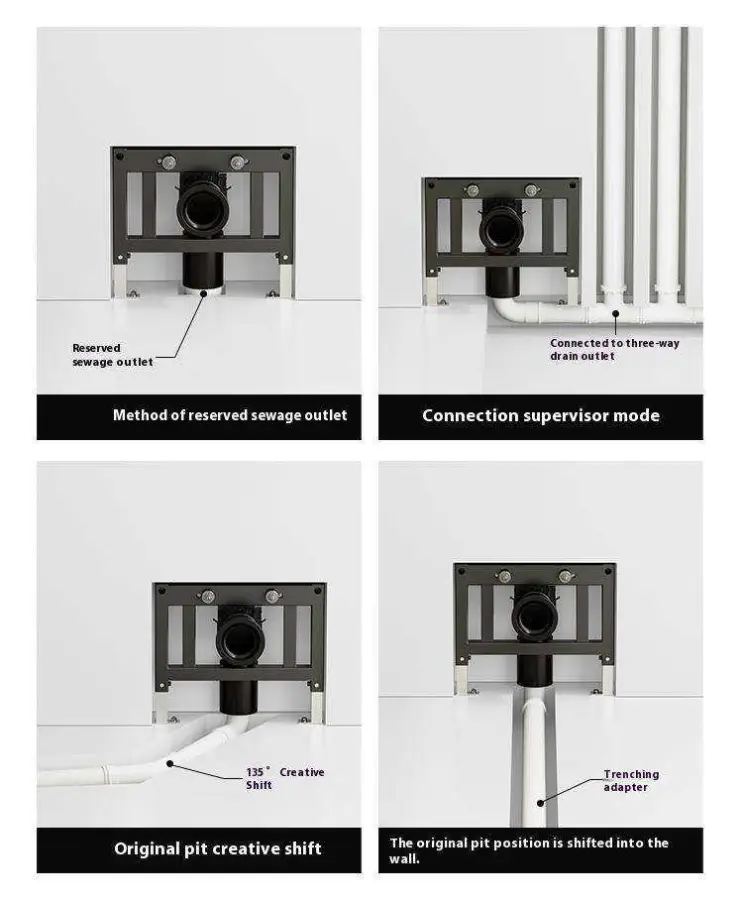 Modern Wholesale One-piece P Trap Black Ceramic Sanitary Ware Wc Drain Pipe Matte Black Wall-mounted Smart Toilet — image 4