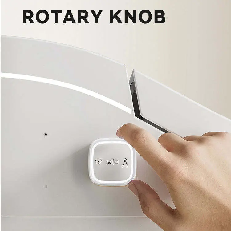 New Type Mechanical Flushing Silent Quick-flush No Water Pressure Limit Aromatherapy Deodorizing Large Seat Seat Smart Toilet — image 3
