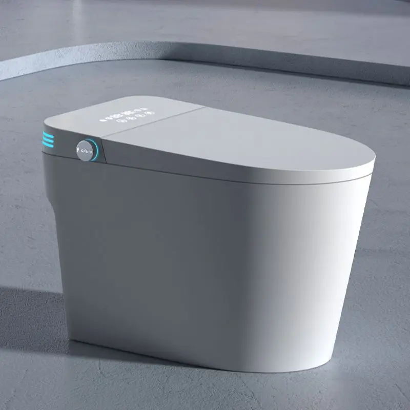 New Type Mechanical Flushing Silent Quick-flush No Water Pressure Limit Aromatherapy Deodorizing Large Seat Seat Smart Toilet — image 4