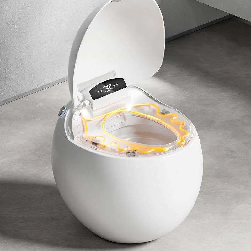 Upgrade to a 60cm Mini Egg-shaped Small-sized Household Fully Automatic Smart Toilet with No Water Pressure Limit — image 3