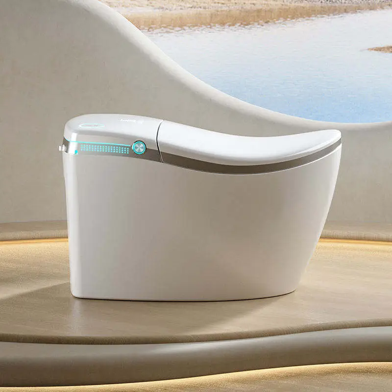 Innovative Yacht Appearance, Large Multi-functional UV Sterilization Limit Fully Automatic Smart Toilet with No Water Pr — view 1