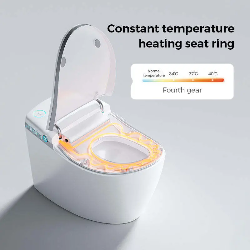 Innovative Yacht Appearance, Large Multi-functional UV Sterilization Limit Fully Automatic Smart Toilet with No Water Pressure — image 6