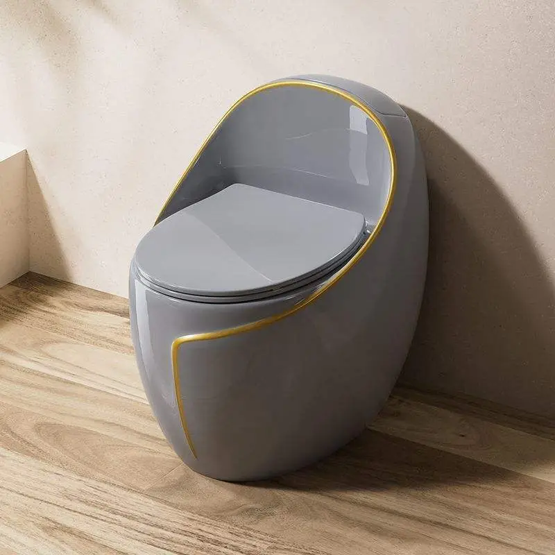 Factory-customized TOTO Personalized and Creative Siphonic Silent Small-sized Anti-odor Floor-standing Egg-shaped Toilet — view 1