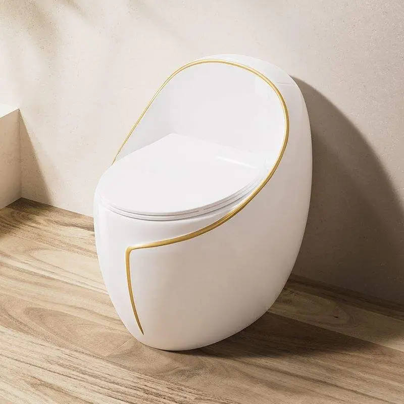 Factory-customized TOTO Personalized and Creative Siphonic Silent Small-sized Anti-odor Floor-standing Egg-shaped Toilet — image 3