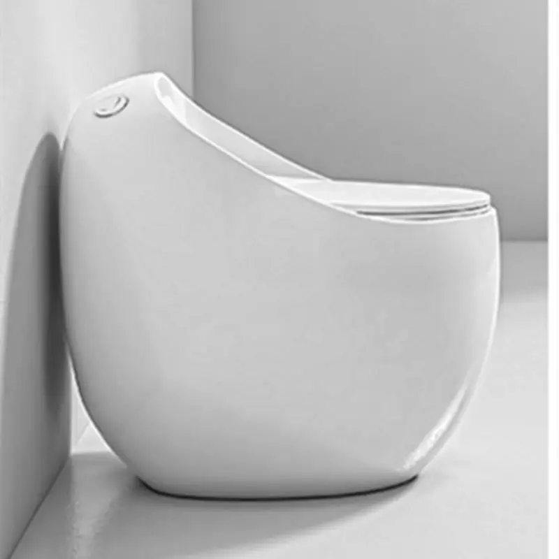 Factory Wholesale Personalized and Creative Skibidi Toilet Siphonic Silent Small-sized Toilet Egg-shaped Toilet — image 4