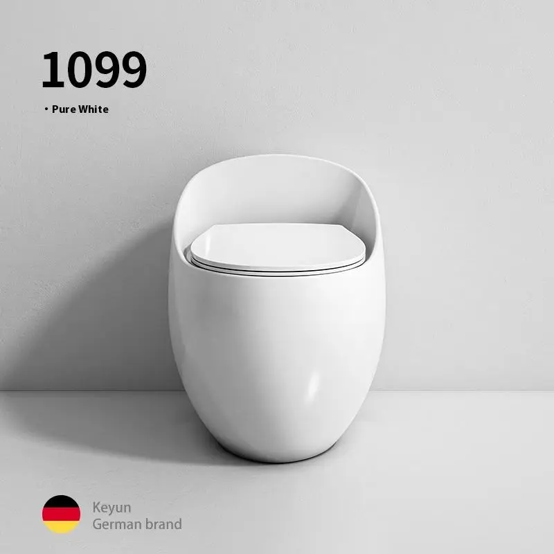 Factory Wholesale Personalized and Creative Skibidi Toilet Siphonic Silent Small-sized Toilet Egg-shaped Toilet — image 7