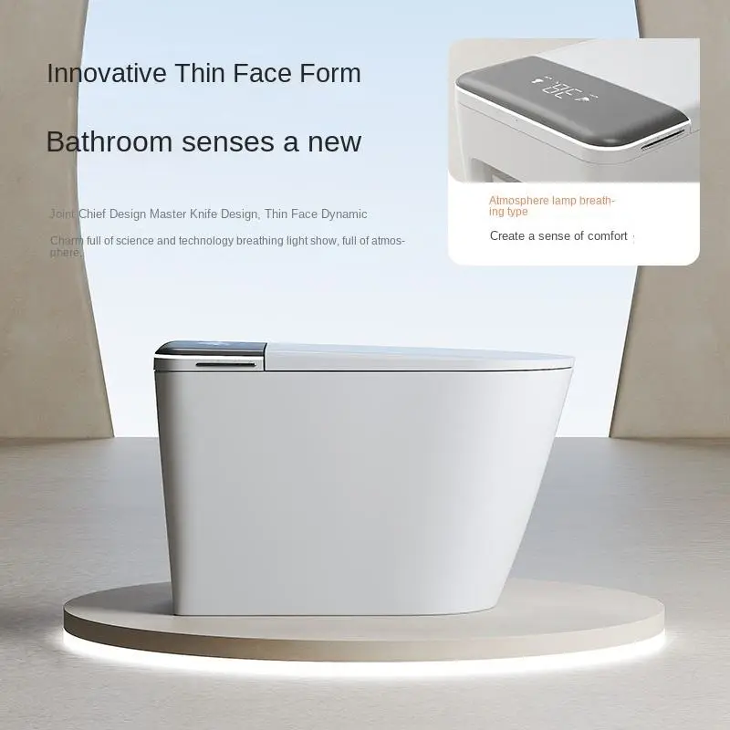 Factory Wholesale No Water Pressure Limit Automatic Lid Opening Integrated Toilet Smart Toilet for Washrooms and Bathrooms — image 4
