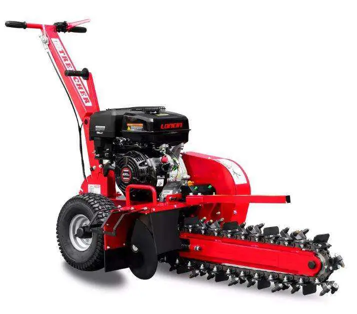 K-maxpower 15HP Max Depth 600mm EPA EU5 Gasoline Powered Portable Walk Behind 600mm Zanjadora Biocippatore Mini Chain Tr — view 1