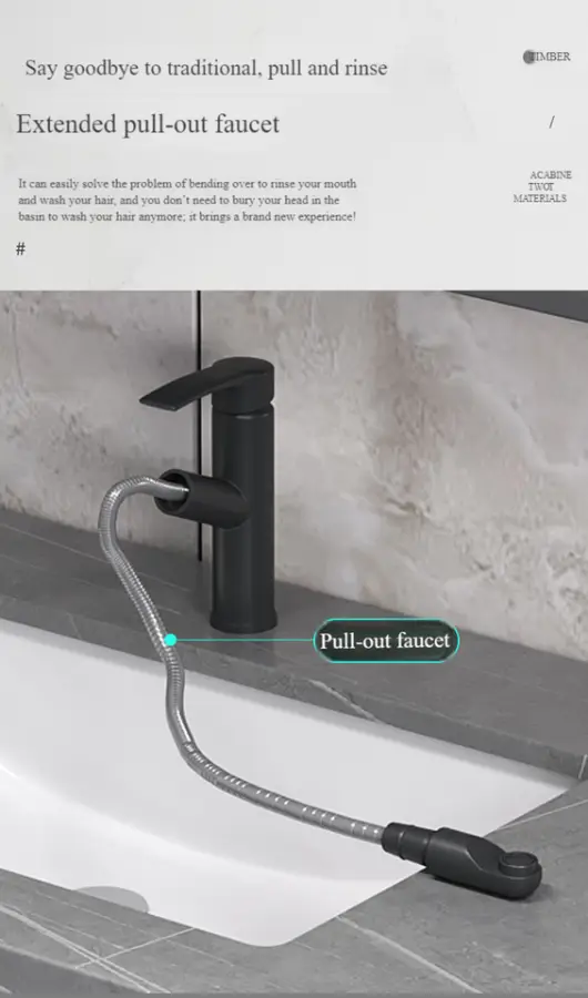 Modern Grey Bathroom Vanity Set with LED Mirror Storage and Seamless Washbasin Bathroom Vanity Lighting — image 5