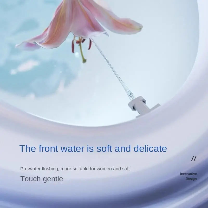 Automatic Electric Smart Ceramic Commode Toilet Floor Mounted with Remote Control Heated Seat Elongated Bowl S-Trap Bathroom — image 4