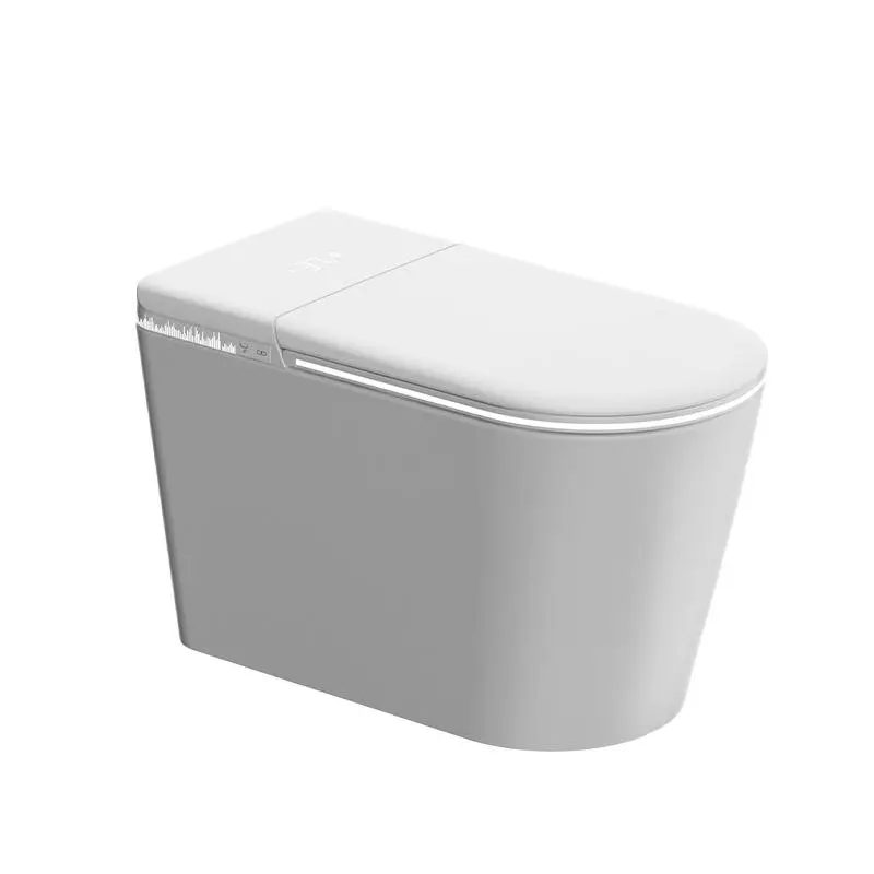 Light Intelligent Household Toilet Full-Automatic Flip Cover Integrated Water Tank No Water Pressure Limit S-Trap Draina — view 6