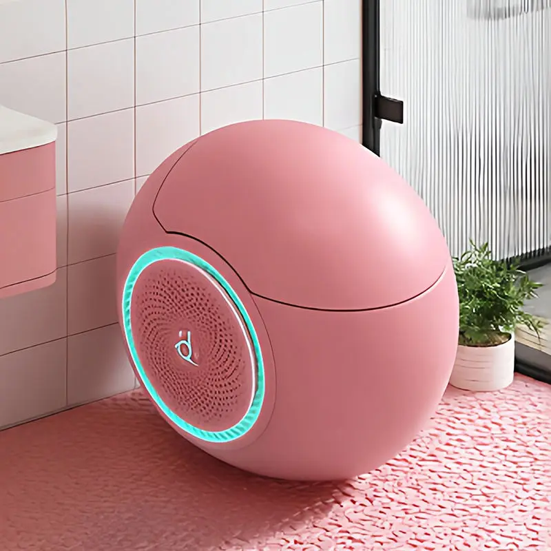 2025 Newest Design Egg Shape Customize Colors Music Sound Control Automatic Intelligent Ceramic Integrated Smart Toilet — view 1