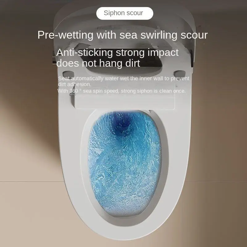 Modern Automatic Sanitary Ware Auto Open Flush Electric Smart Toilet Bathroom Ceramic Intelligent Smart Toilets — image 4