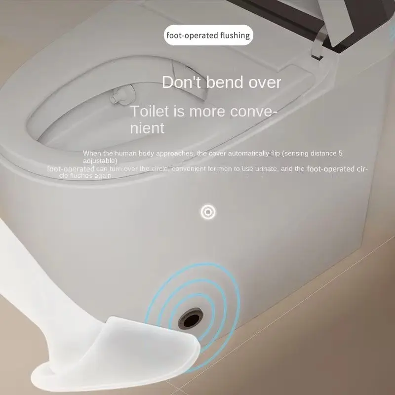 Modern Automatic Sanitary Ware Auto Open Flush Electric Smart Toilet Bathroom Ceramic Intelligent Smart Toilets — image 6