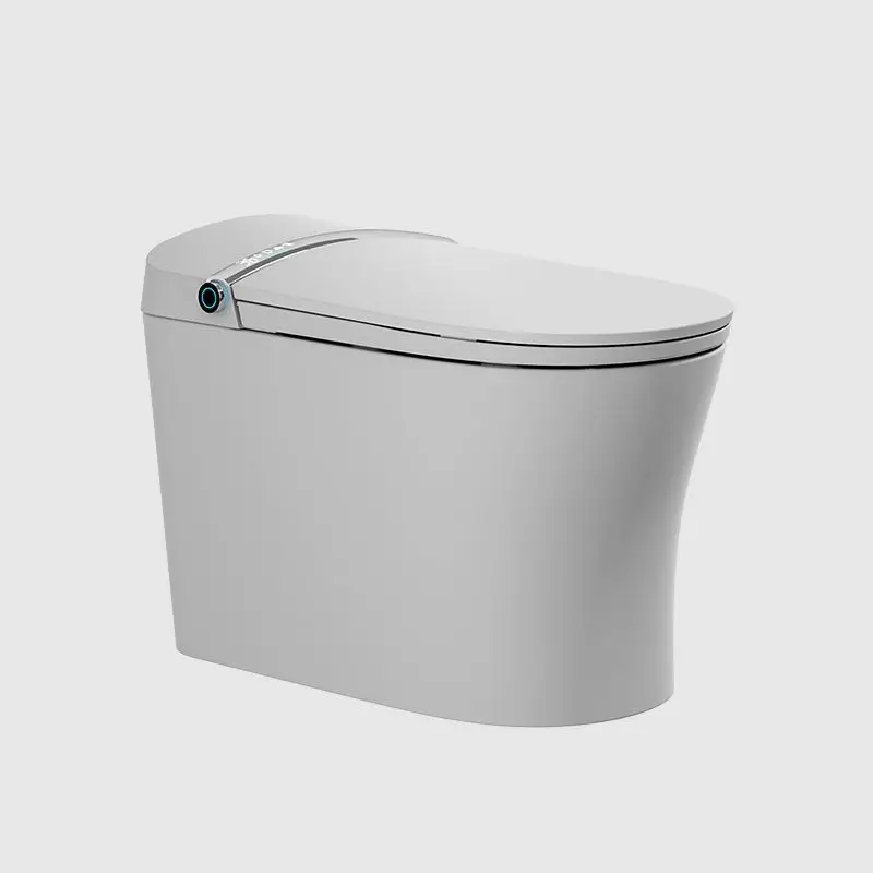 Modern Multicolor Design Elongated Floor Mounted Smart Toilet Heated Seat Dual-Flush Automatic Operation Remote Control Included — image 7