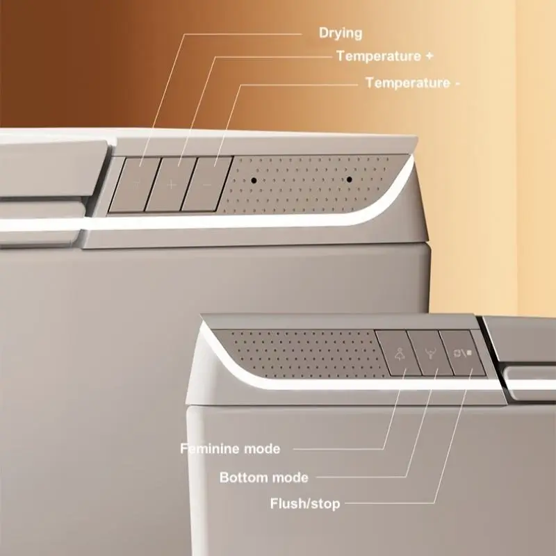 BGS Intelligent Auto Sensor Flush Open Electric Bathroom Japanese One Piece Wc Commode Toilet Bowl S-Trap Automatic Smart Toilet — image 6
