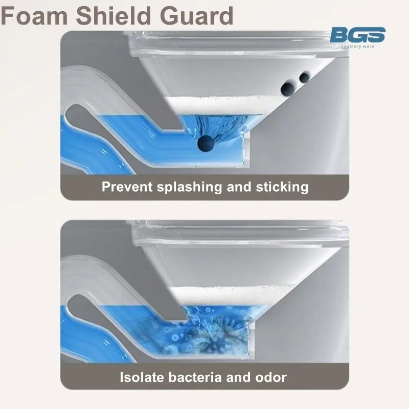 European Design Automatic Smart One-Piece Ceramic WC Toilet Auto Flush Cleaning Remote Control Electric Intelligent Bathroom — image 4