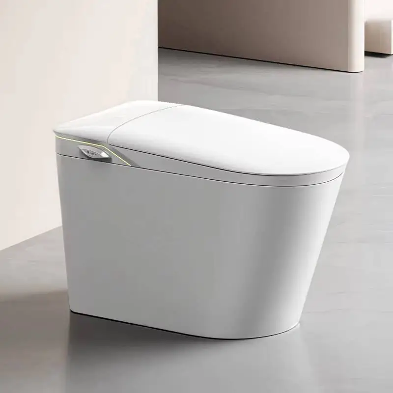 2025 Modern Sanitary Ware White Bathroom Water Closet Automatic Electric Toilet Inodoro One Piece Smart Toilet Bowl with — view 1