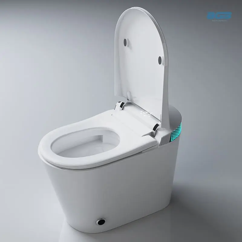 Modern Floor Mounted Intelligent Sanitary Ware Girl Pissing Electronic WC Automatic Flush Ceramic Smart Toilet P-trap/S-trap — image 5