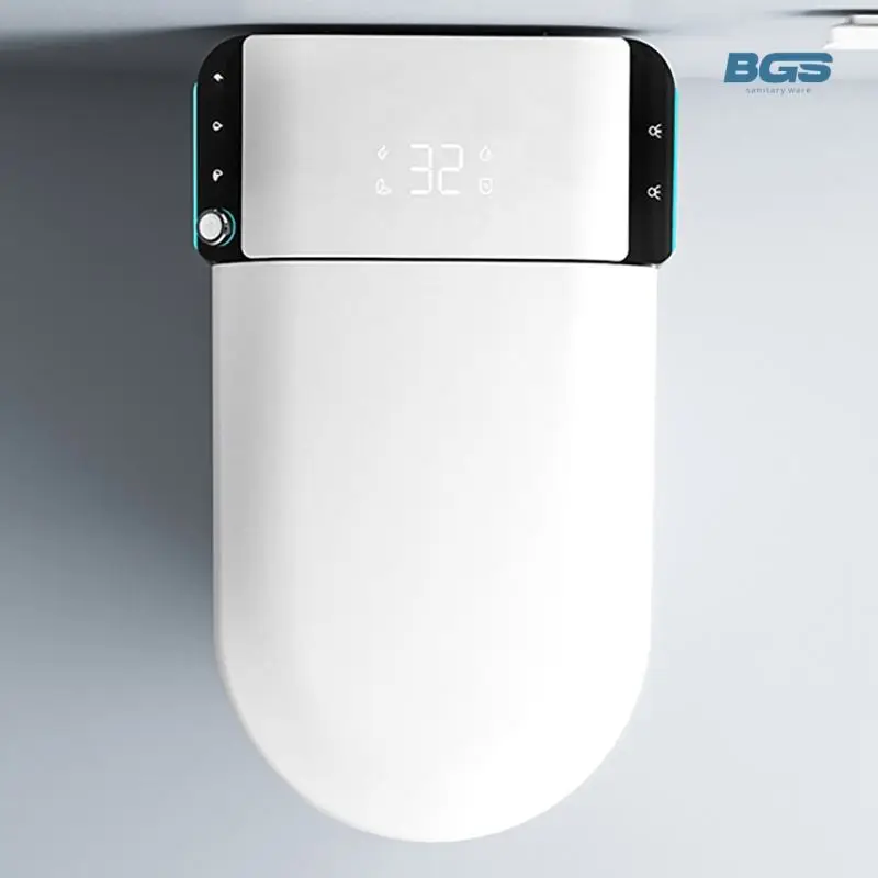 High Quality White Ceramic One-Piece Automatic Flush WC Smart Toilet Elongated Bowl Shape Remote Control Function Floor Mounted — image 6