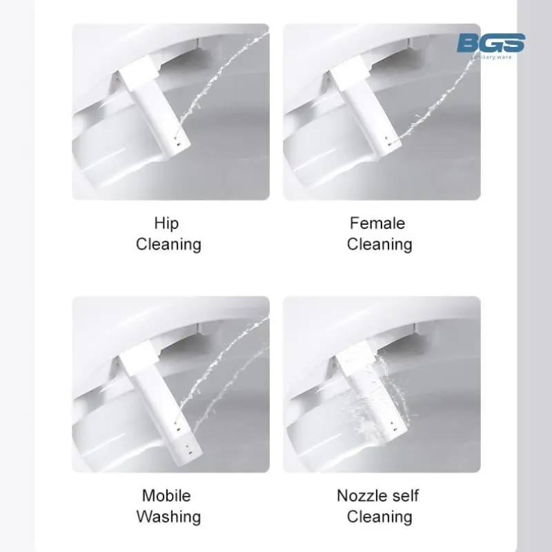 Modern Apartment Ceramic Induction Flush Electric Toilet Star Hotel Washroom Easy to Clean Integrated Dmart Flush Toilet — image 4