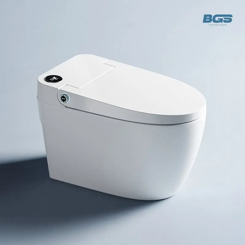 High End Automatic Flush Sanitary Ware Automatic Bathroom Water Closet Wc Intelligent Smart Toilet for Home — view 1