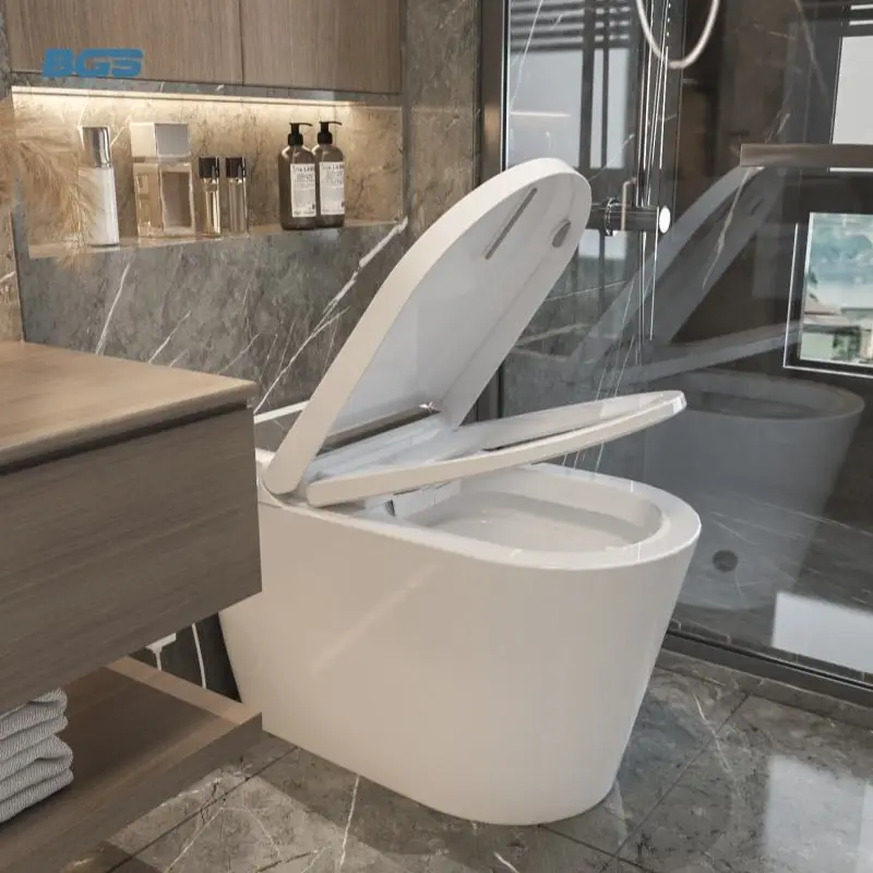 Intelligent Toilet with Advanced Air Purification and Odor Removal System for Fresh Bathroom — view 4