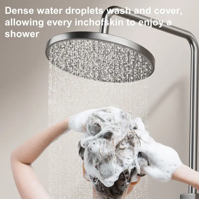 Luxury Top Quality Set V Gunmetal Gray Faucets Bath Tub Combo Electric Water Cold Sets Oem Massage Bathroom Faucet Shower — image 4