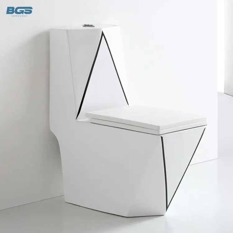 Modern Luxury Gold Toilet Set Bathroom Sanitary Ware Dual Flush One Piece Ceramic Bowl Pedestal Wash Basin Sink for Hote — view 2