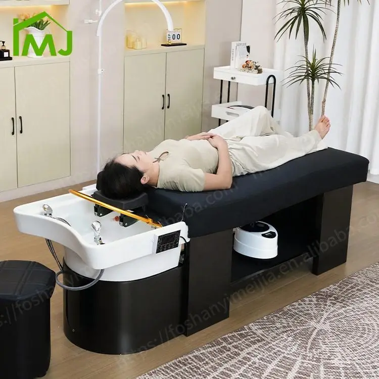 Factory Custom Beauty Salon Hair Washing Thai Massage Bed Head Spa Shampoo Unit Beds — view 1