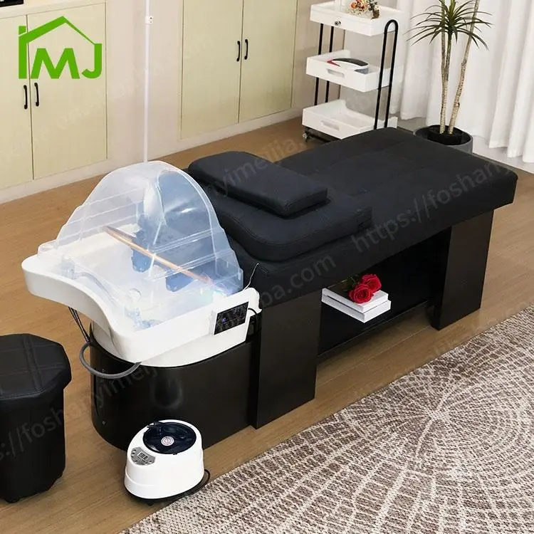 Factory Custom Beauty Salon Hair Washing Thai Massage Bed Head Spa Shampoo Unit Beds — image 3