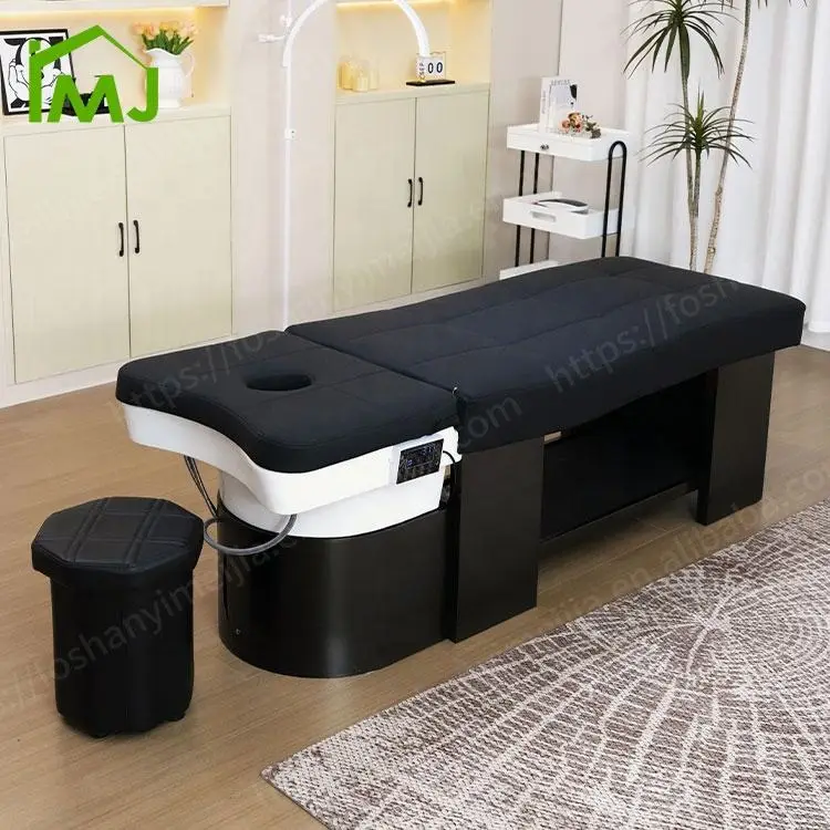 Factory Custom Beauty Salon Hair Washing Thai Massage Bed Head Spa Shampoo Unit Beds — image 4