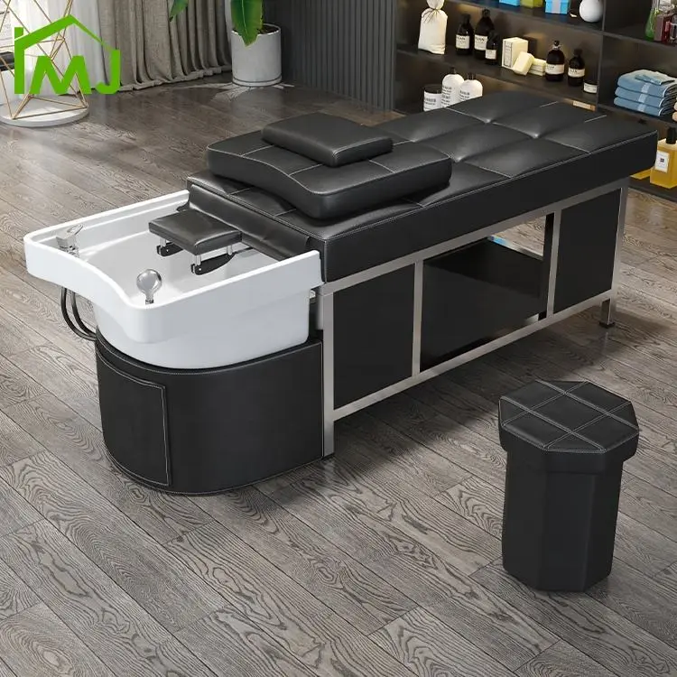 Custom Salon Massage Table Water Circulation Shower Shampoo Spa Bed — image 3