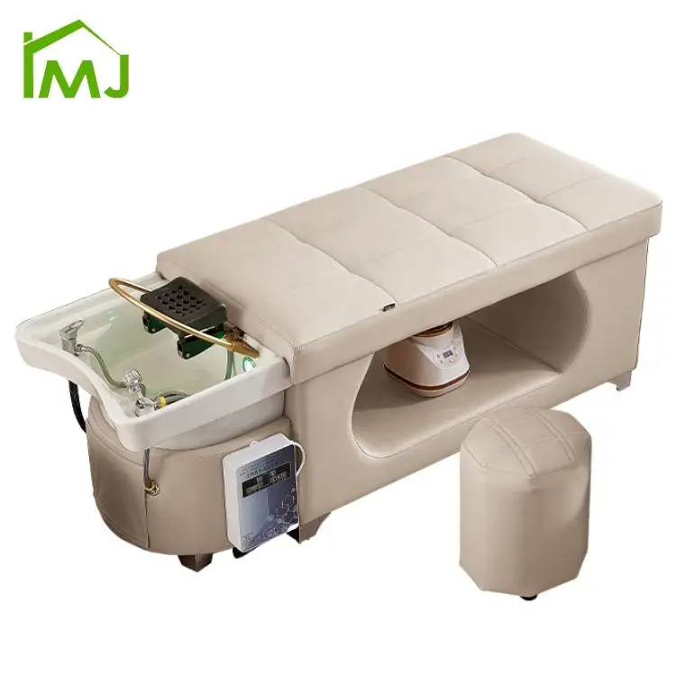 Custom Beauty Salon Hair Washing Basin Bed Thai Massage Head Spa Treatment Shampoo Bed — view 1