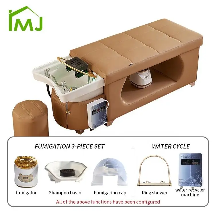 Custom Beauty Salon Hair Washing Basin Bed Thai Massage Head Spa Treatment Shampoo Bed — image 6