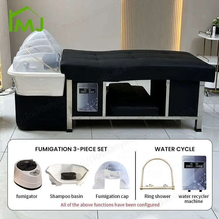 Salon Furniture Sink Thai Massage Chair Hair Wash Shampoo Beds Japanese Head Spa Bed — image 6
