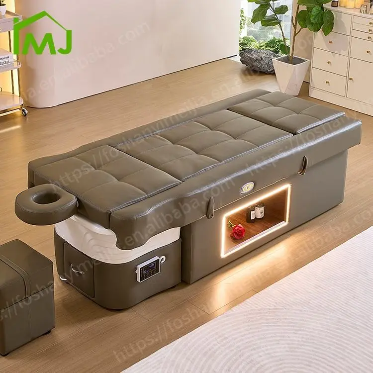 Salon Hair Wash Shampoo Chair Massage Table Pedicure Cama De Spa Para La Cabeza Head Spa Bed — view 6