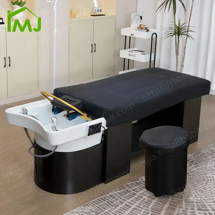 Salon Hair Wash Massage Table Camas Para Spa Thai Treatment Shampoo Korean Head Spa Bed — view 1