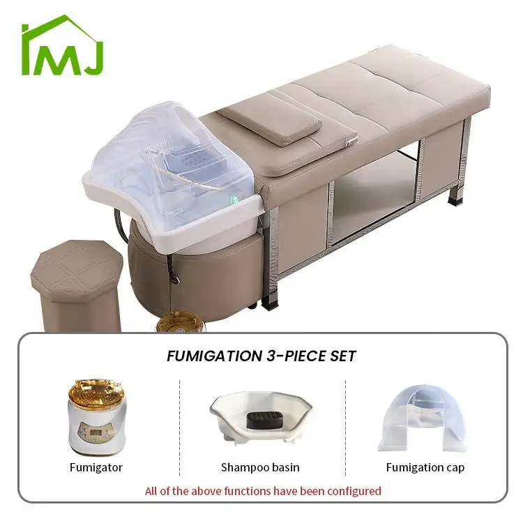 Salon Sink Thai Massage Shampoo Massage Bed for Hair Washing Japanese Head Spa Bed — image 4