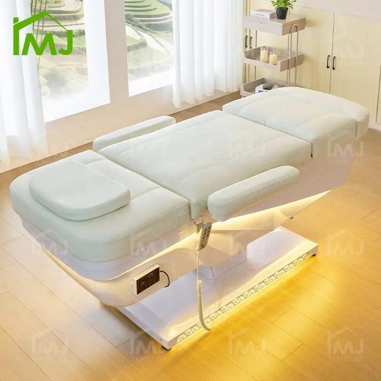 Salon Furniture Pedicure Chair Facial Treatment Luxury Lash Bed Korean Foot Plumbed Head Spa Bed — image 3