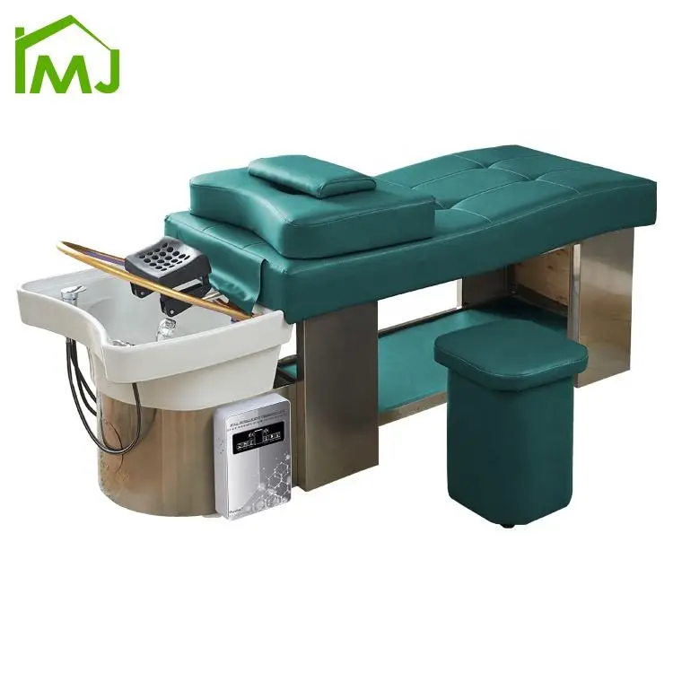 Salon Spa Hair Washing Thai Therapy Shampoo Bed and Massage Bed with Sink — image 4