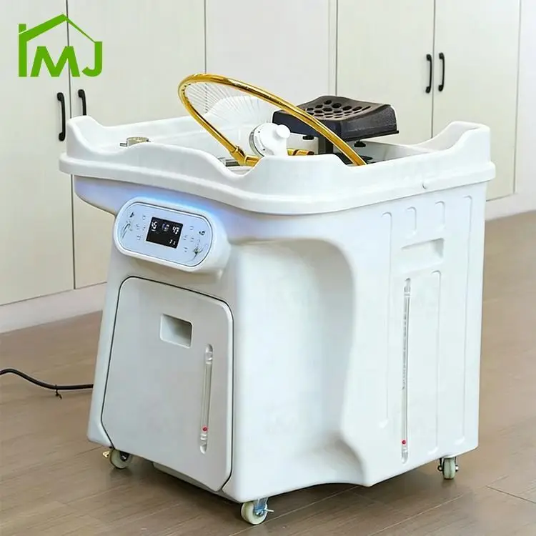 Hair Salon Storage Water Head Spa Basin Portable Hair Wash Massage Mobile Shampoo Sink Basin — view 1