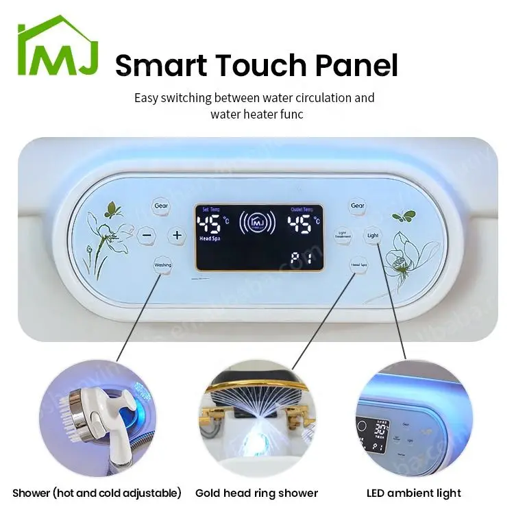 Hair Salon Storage Water Head Spa Basin Portable Hair Wash Massage Mobile Shampoo Sink Basin — image 5
