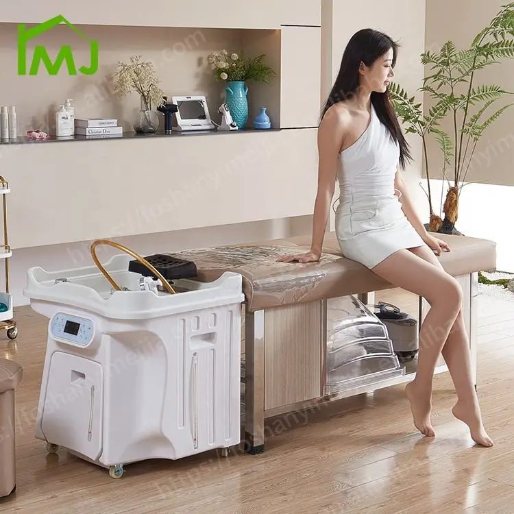 Salon Multifunctional Water Storage Mobile Head Spa Basin Portable Hair Wash Basin Shampoo Sink — view 1